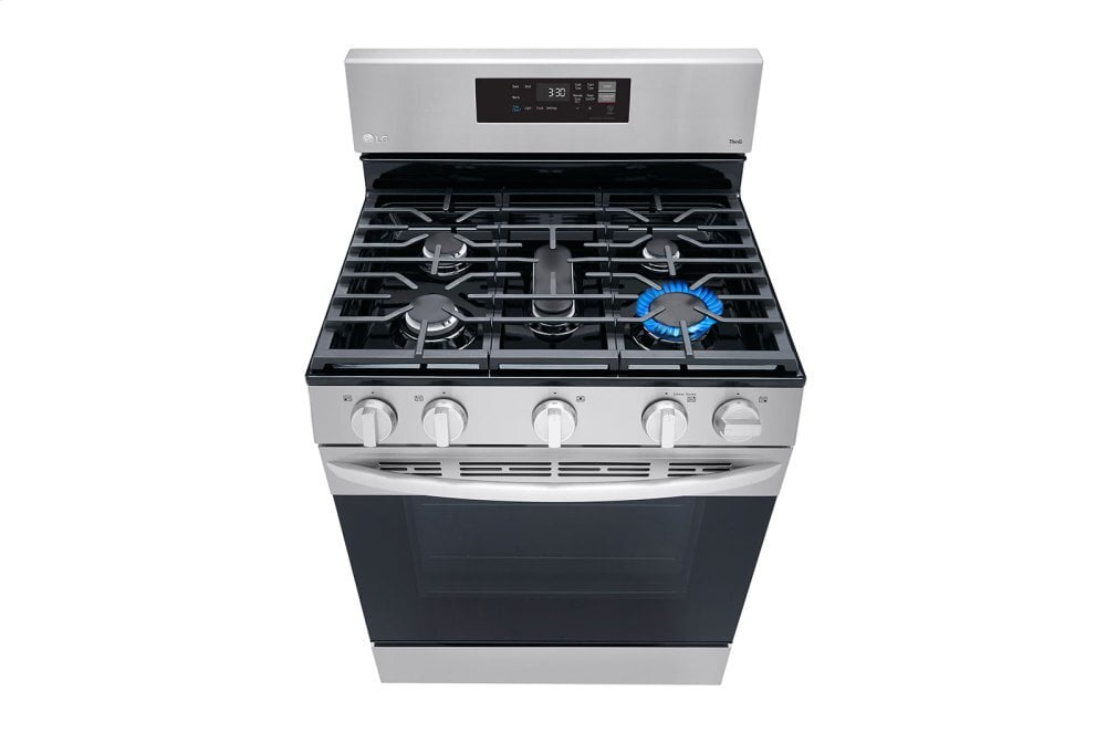 Lg LRGL5821S 5.8 Cu Ft. Smart Wi-Fi Enabled Gas Range With Easyclean®