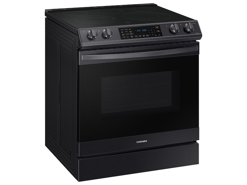 Samsung NE63T8511SG 6.3 Cu. Ft. Front Control Slide-In Electric Range With Air Fry & Wi-Fi In Black Stainless Steel