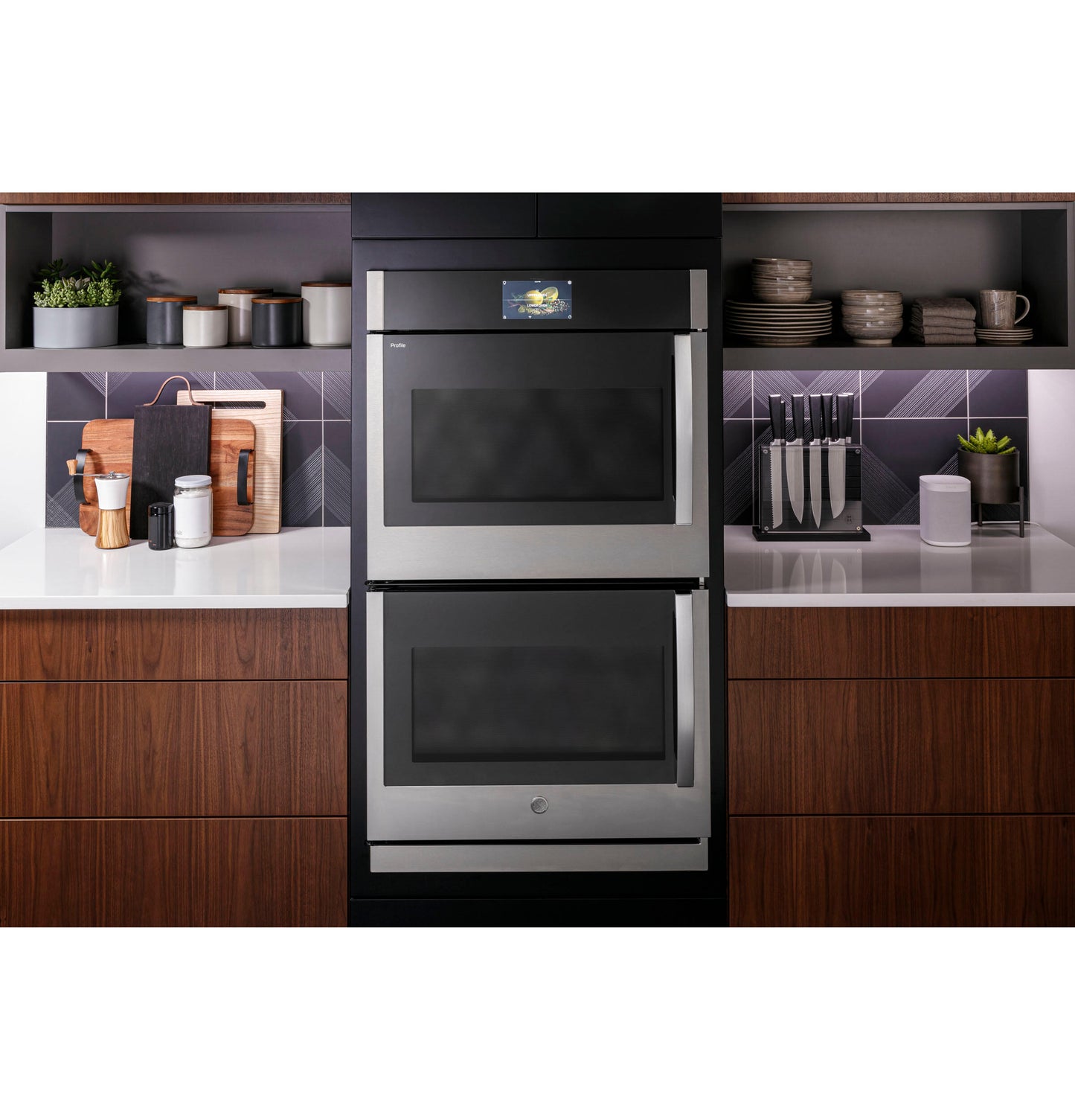 Ge Appliances PTD700RSNSS Ge Profile&#8482; 30" Smart Built-In Convection Double Wall Oven With Right-Hand Side-Swing Doors