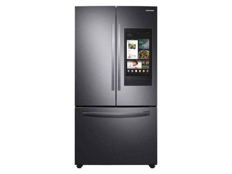 Samsung RF28T5F01SG 28 Cu. Ft. 3-Door French Door Refrigerator With Family Hub&#8482; In Black Stainless Steel