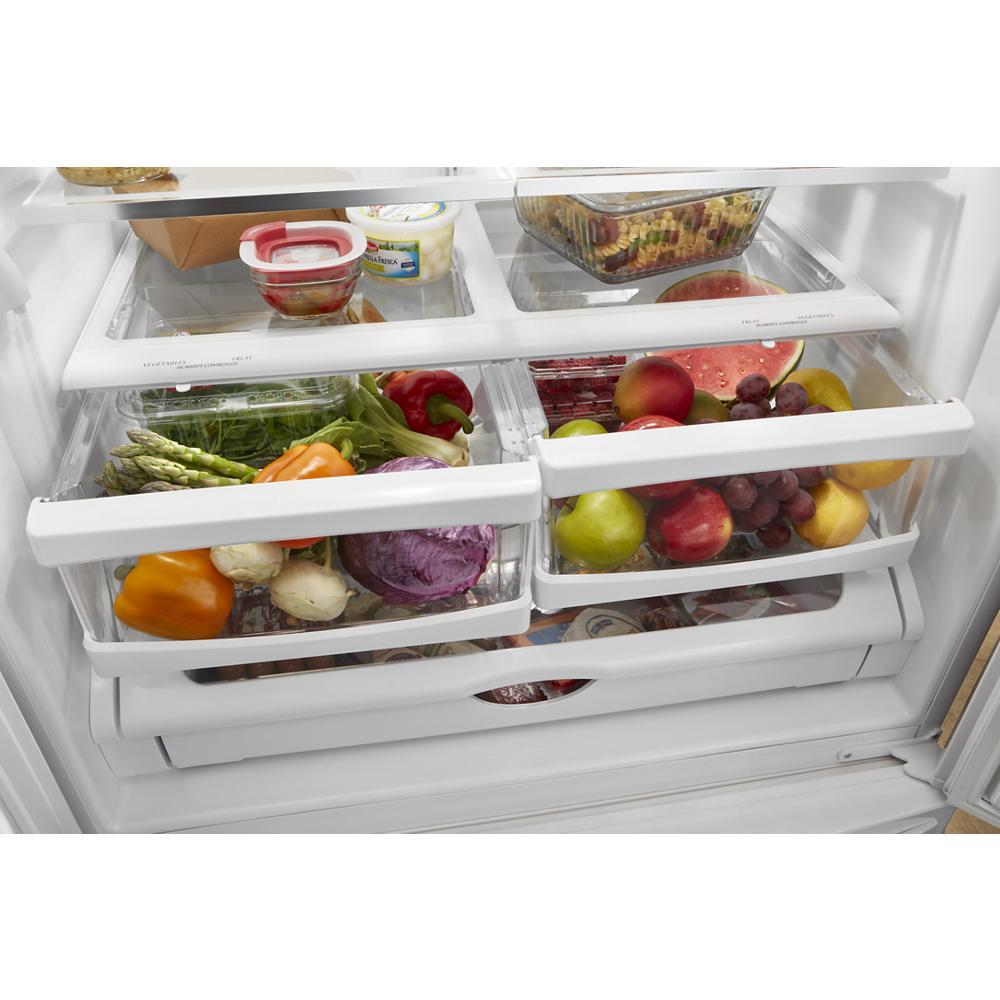 Whirlpool WRFF5333PV 33-Inch Wide French Door Refrigerator - 22 Cu. Ft.