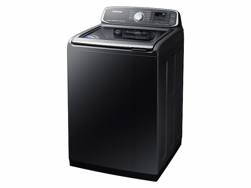 Samsung WA52M7750AV 5.2 Cu. Ft. Activewash&#8482; Top Load Washer In Black Stainless Steel