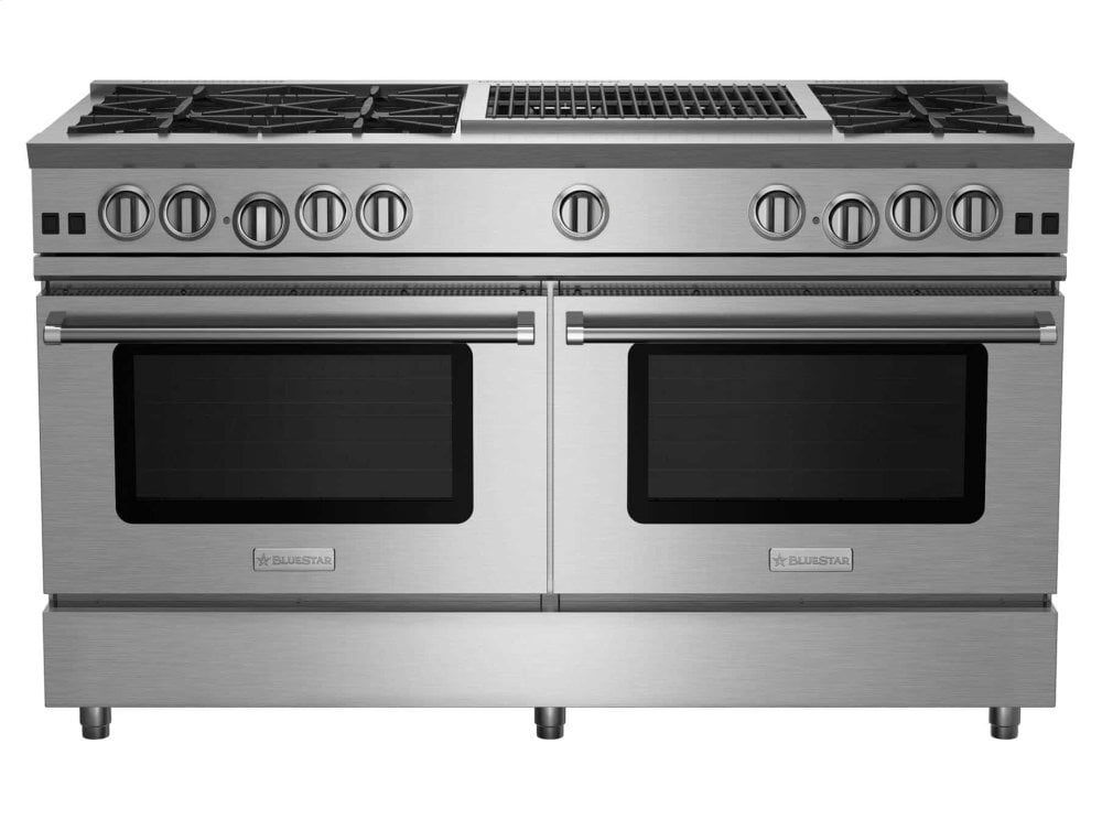 Bluestar RNB606CBV2 60" Rnb Series Range With 24" Charbroiler