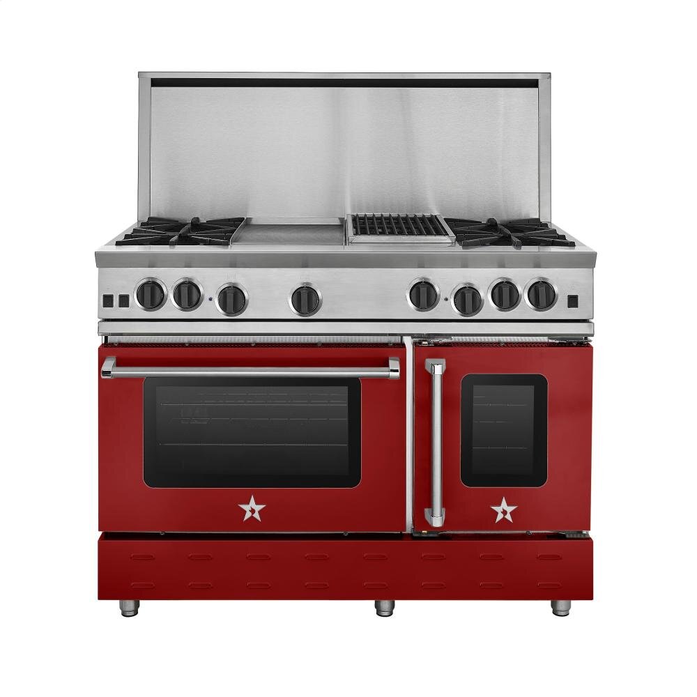 Bluestar RNB486GV2L 48" Rnb Series Range With A 12" Griddle