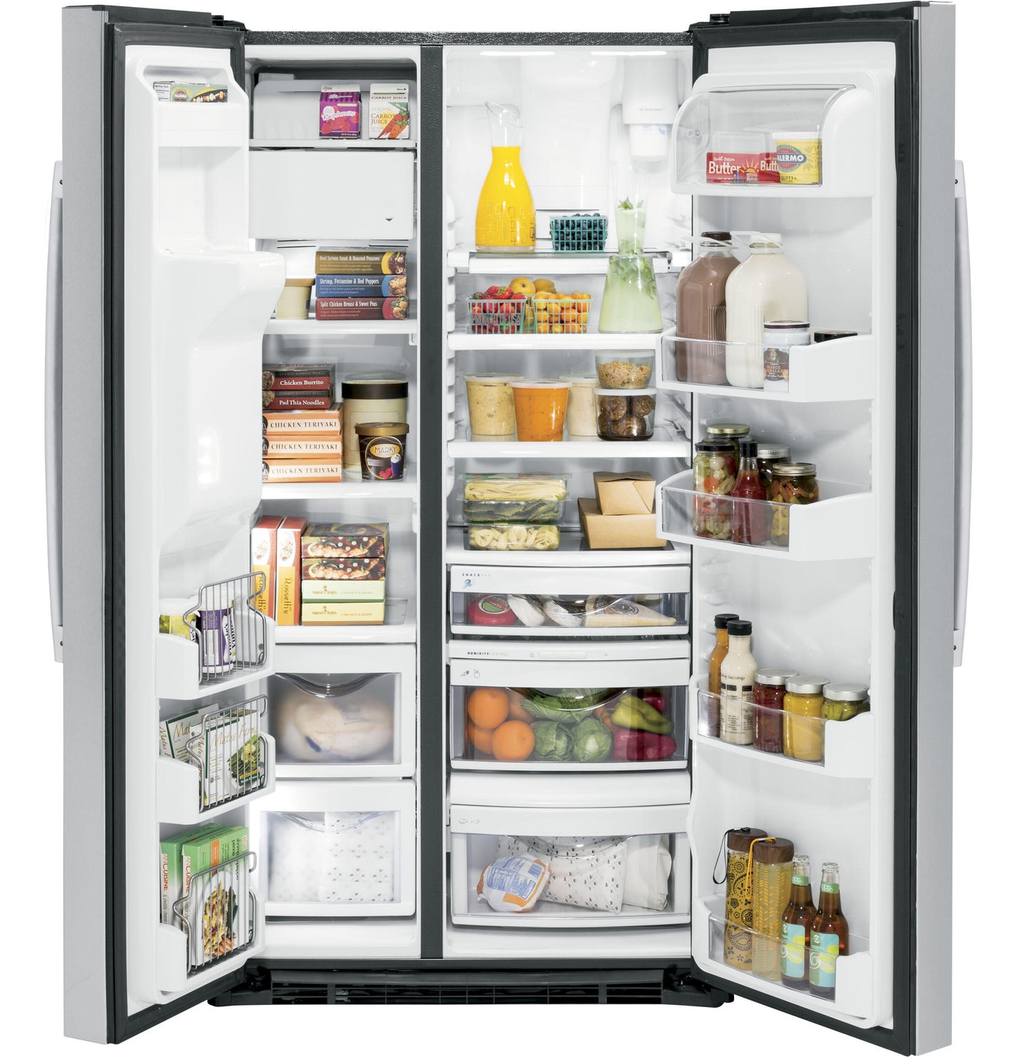 Ge Appliances PZS22MYKFS Ge Profile&#8482; Series 21.9 Cu. Ft. Counter-Depth Side-By-Side Refrigerator