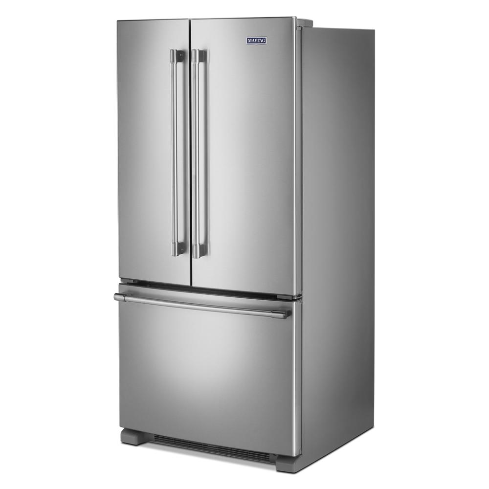 Maytag MRFF5033PZ 33-Inch Wide French Door Refrigerator With Water Dispenser - 22 Cu. Ft