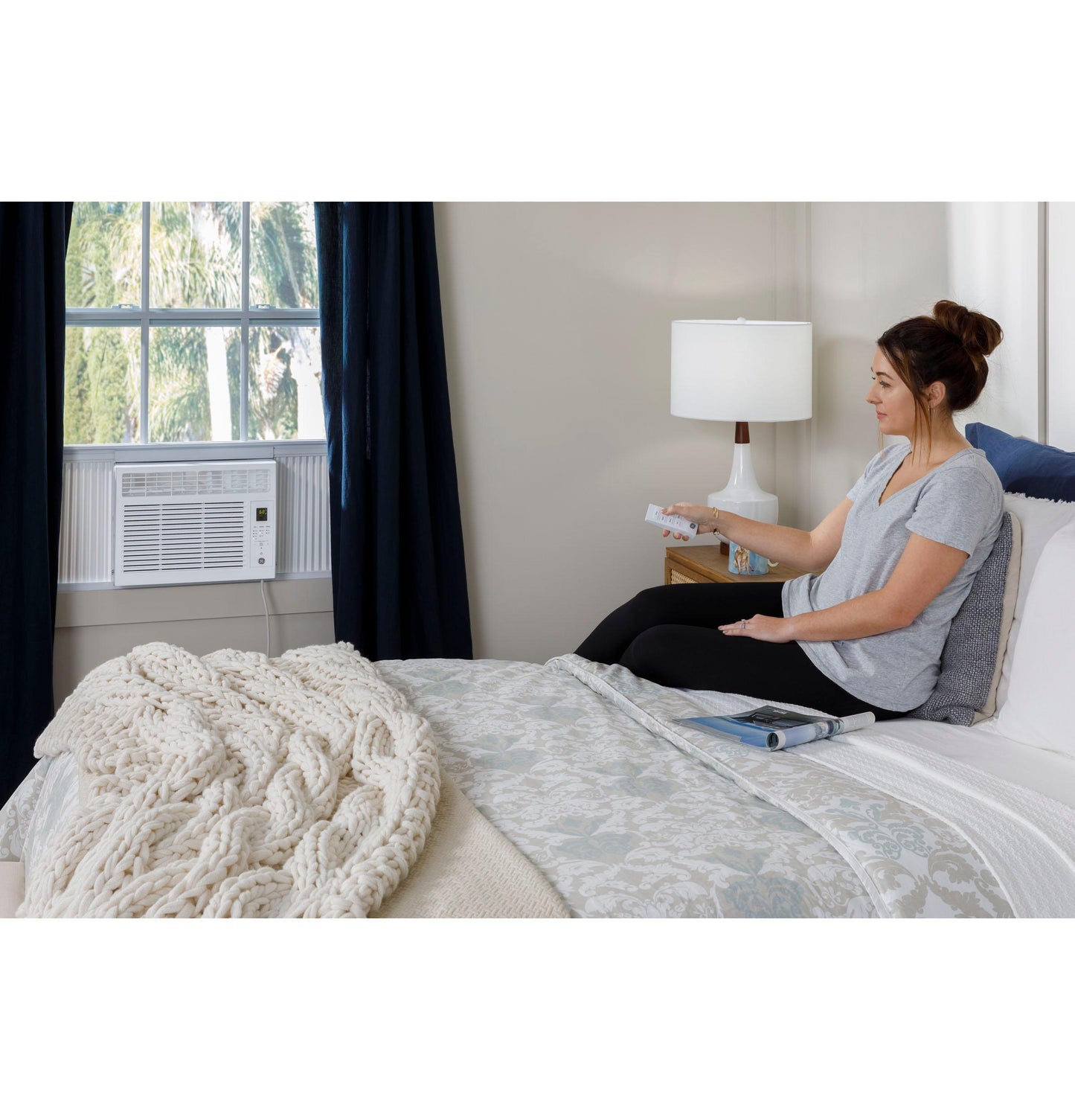 Ge Appliances AHW06LZ Ge® 6,000 Btu Electronic Window Air Conditioner For Small Rooms Up To 250 Sq Ft.