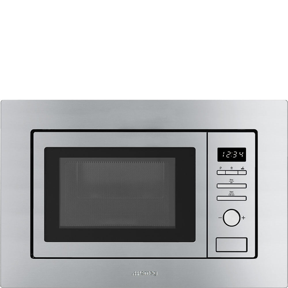 Smeg FMIU020X 24" Built-In Microwave Oven Fingerprint-Proof Stainless Steel