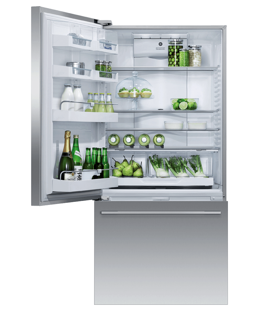 Fisher & Paykel RF170WDLUX5N Freestanding Refrigerator Freezer, 32", 17.5 Cu Ft, Ice & Water