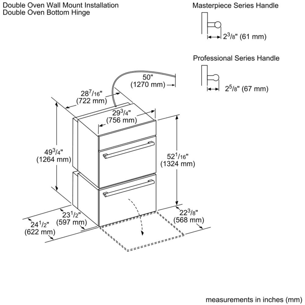 Thermador PO302W 30-Inch Professional Double Wall Oven