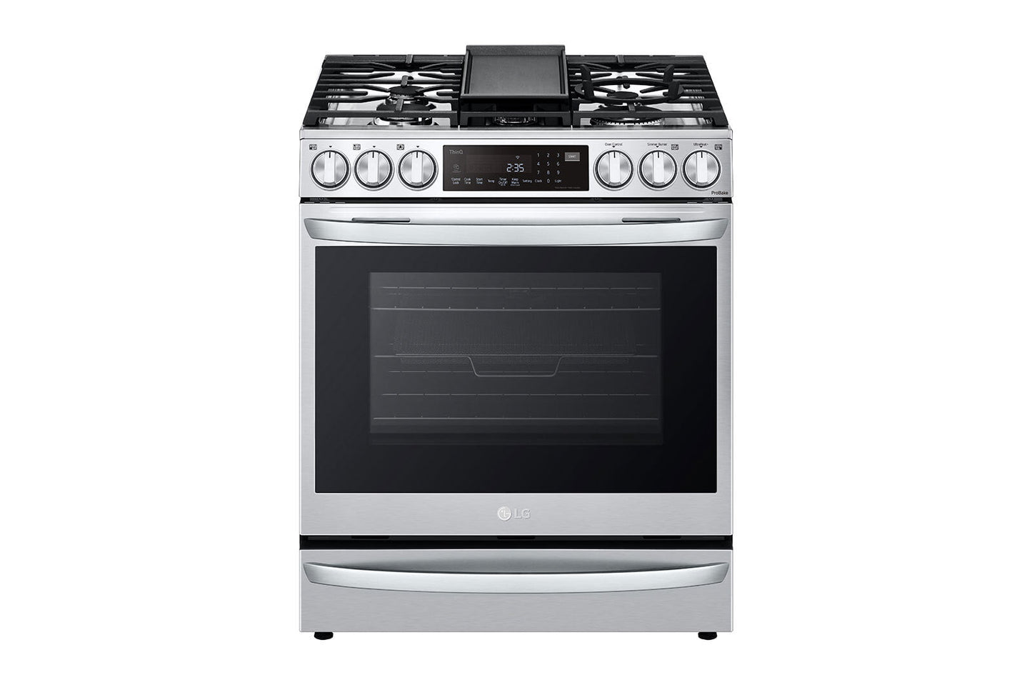 Lg LSGL6337F 6.3 Cu Ft. Smart Wi-Fi Enabled Probake Convection® Instaview® Gas Slide-In Range With Air Fry