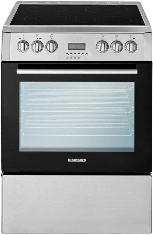 Blomberg Appliances BERU24102SS 24" Electric, Convection W/Fan And Circular Element, Smooth Top 4 Zone, Stainless