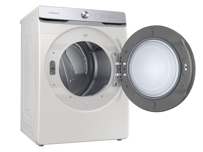 Samsung DVE50A8600E 7.5 Cu. Ft. Smart Dial Electric Dryer With Super Speed Dry In Ivory