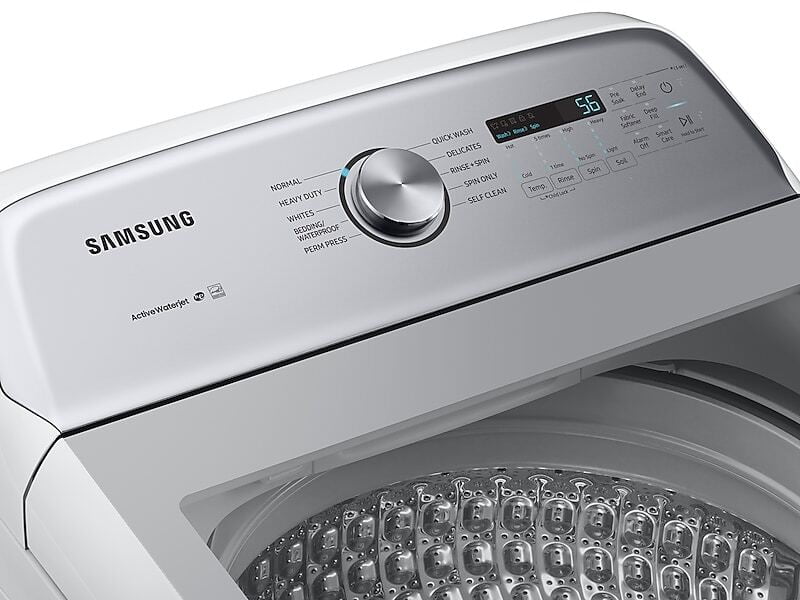 Samsung WA50R5200AW 5.0 Cu. Ft. Top Load Washer With Active Waterjet In White