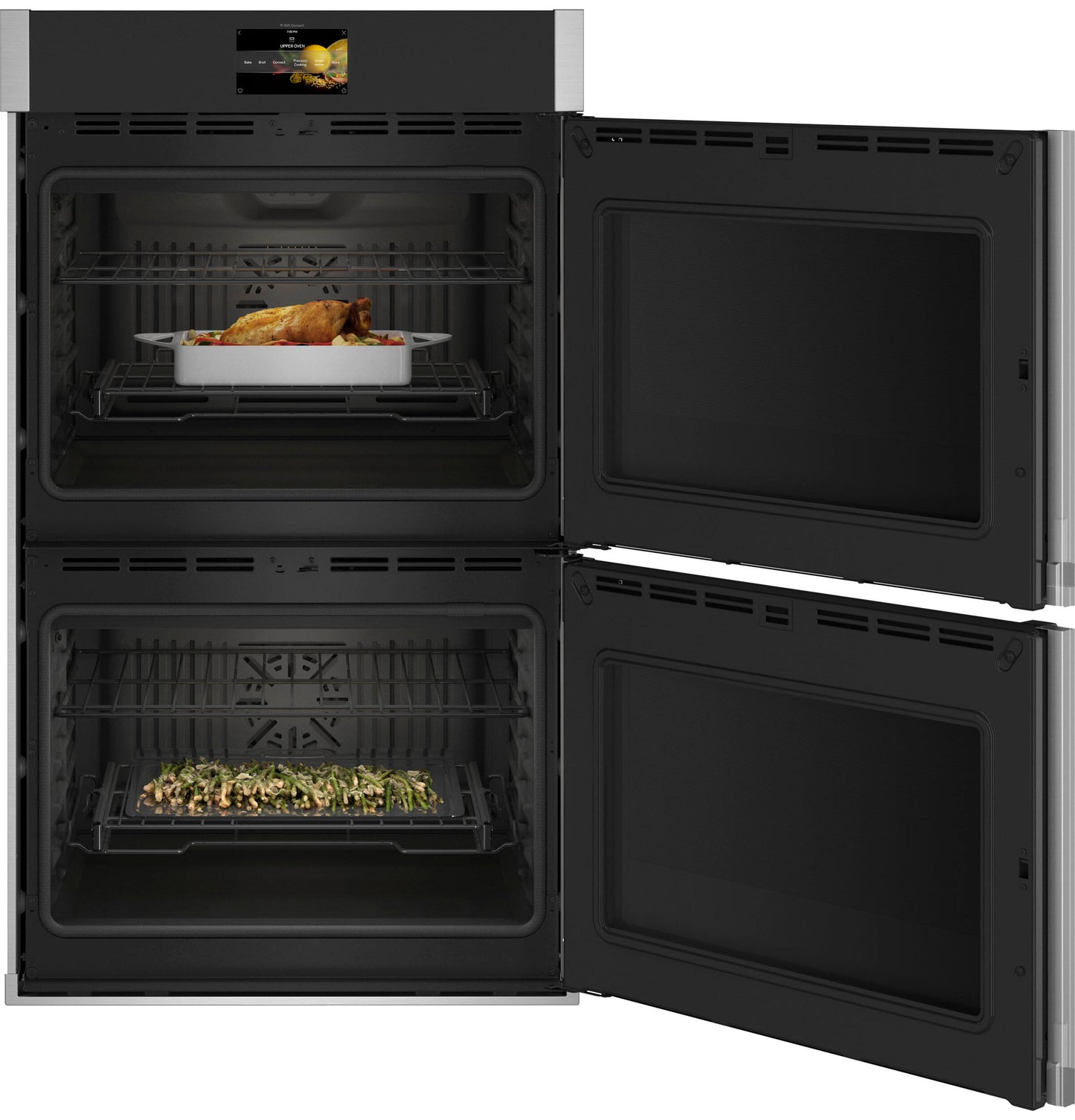 Ge Appliances PTD700RSNSS Ge Profile&#8482; 30" Smart Built-In Convection Double Wall Oven With Right-Hand Side-Swing Doors