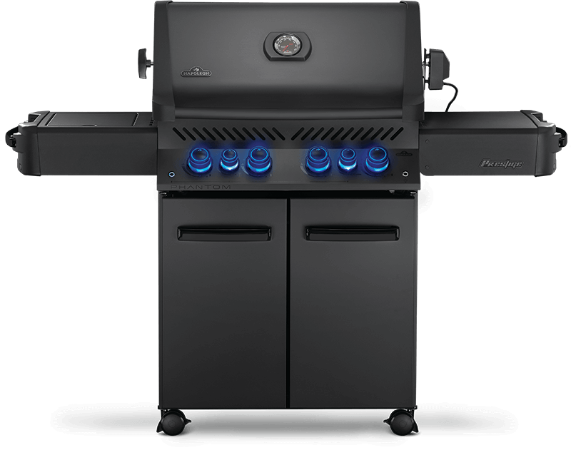 Napoleon Bbq P500RSIBNMK3PHM Phantom Prestige 500 Rsib With Infrared Side And Rear Burners , Matte/Matt Black , Natural Gas