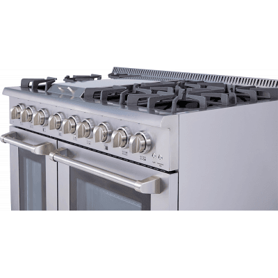 Thor Kitchen HRG4808U 48" 6 Burner Stainless Steel Professional Gas Range