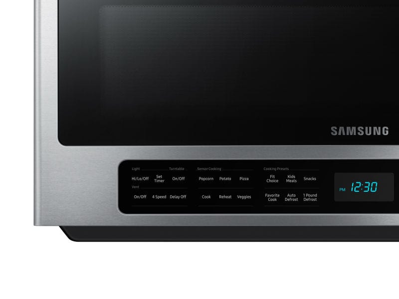 Samsung ME21R7051SS 2.1 Cu. Ft. Over-The-Range Microwave With Sensor Cooking In Fingerprint Resistant Stainless Steel