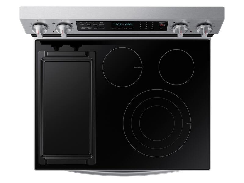 Samsung NE63A6711SS 6.3 Cu. Ft. Smart Freestanding Electric Range With No-Preheat Air Fry, Convection+ & Griddle In Stainless Steel