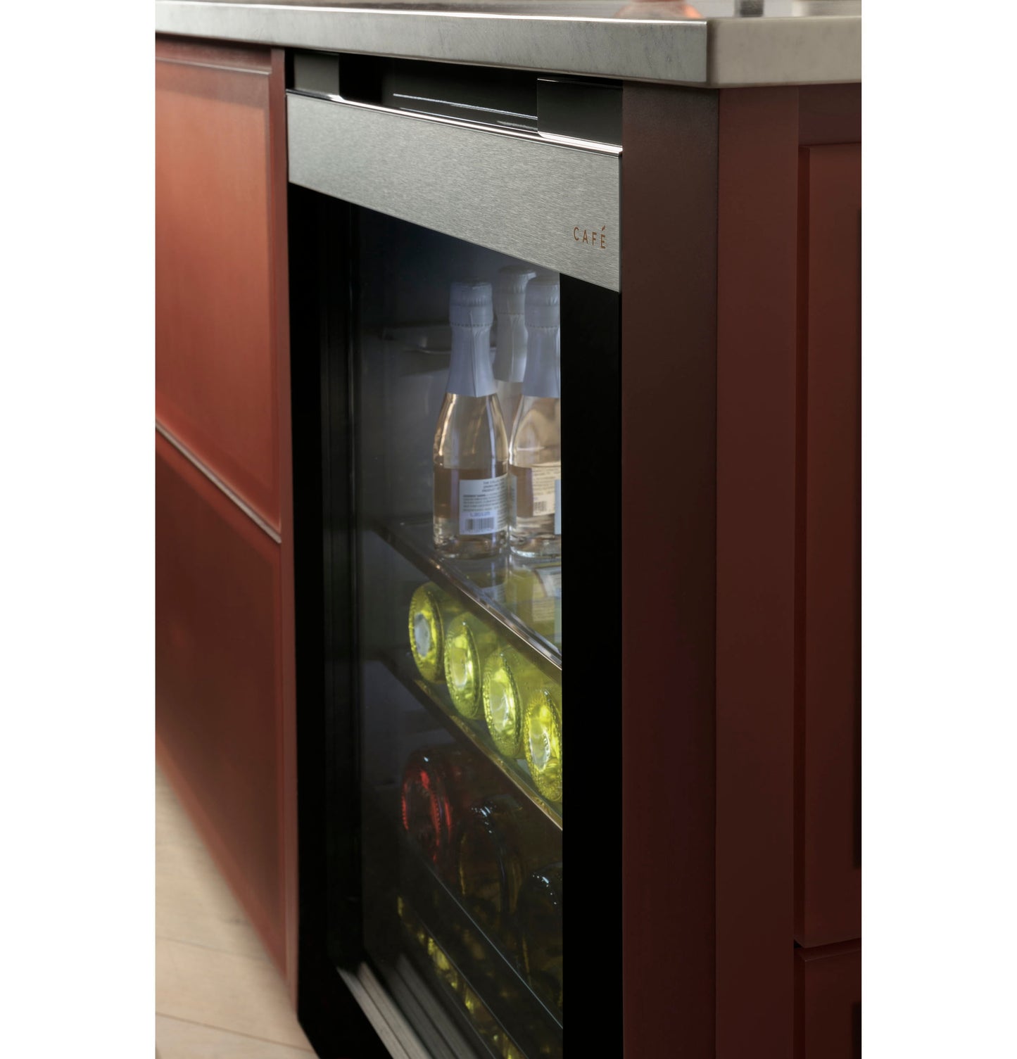 Cafe CCR06BM2PS5 Café Beverage Center In Platinum Glass