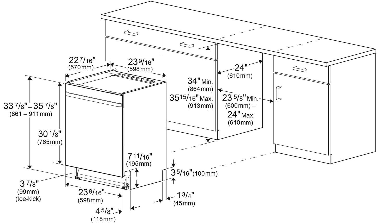 Beko DDT38532X Tall Tub Dishwasher With (16 Place Settings, 45.0