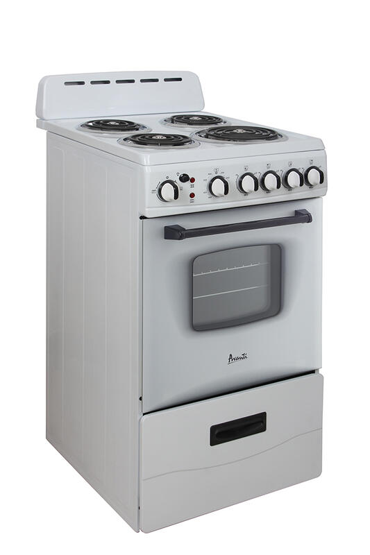 Avanti ERU200P0W 20" Electric Range