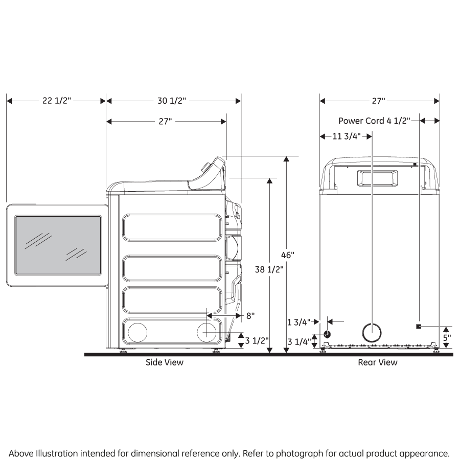 Ge Appliances GTD58EBSVWS Ge® 7.4 Cu. Ft. Capacity With Sensor Dry Electric Dryer