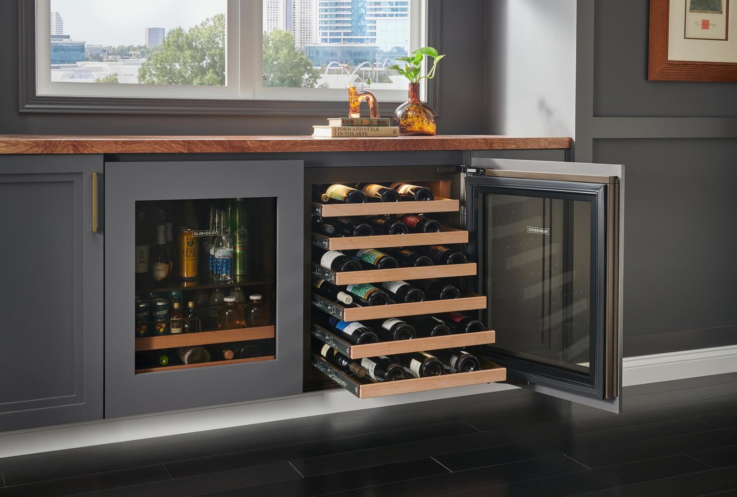 Sub-Zero DEU2450WADAL 24" Designer Undercounter Ada Height Wine Storage - Panel Ready