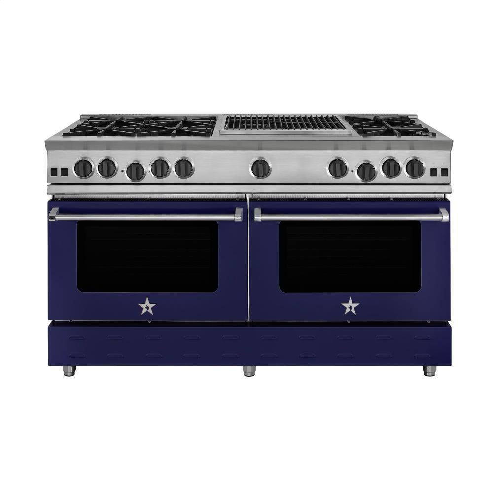 Bluestar RNB606GV2L 60" Rnb Series Range With A 24" Griddle