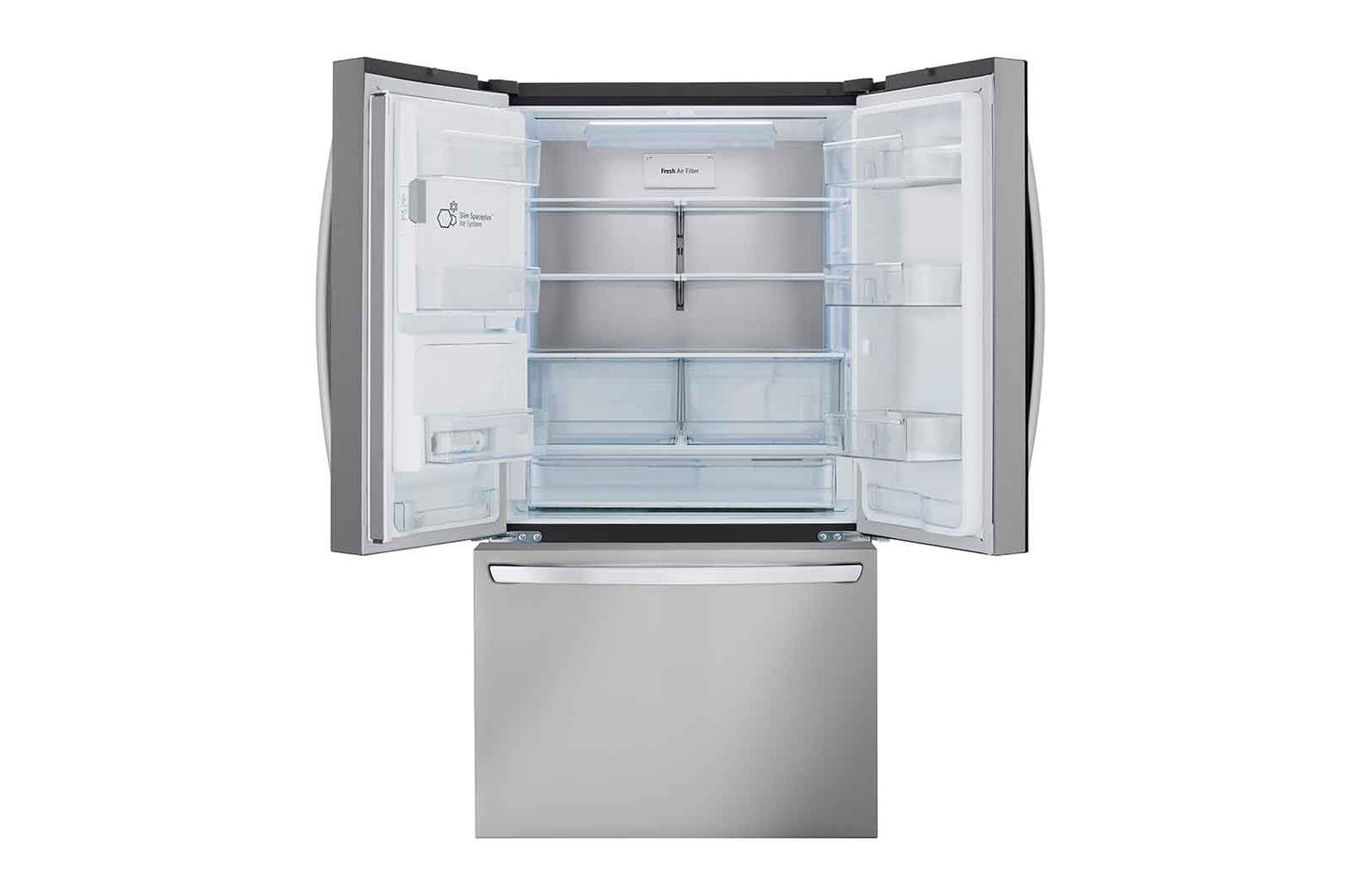 Lg LRFXC2606S 26 Cu. Ft. Smart Counter-Depth Max Refrigerator With Dual Ice Makers