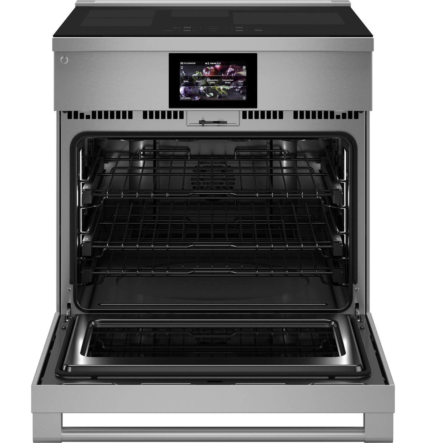 Monogram ZHP304ETVSS Monogram 30" Induction Professional Range With 4 Elements -