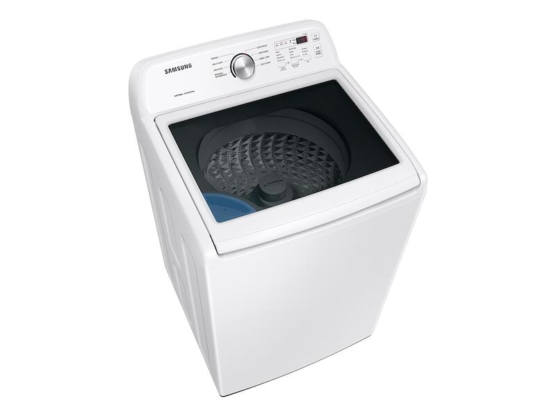 Samsung WA44A3205AW 4.4 Cu. Ft. Top Load Washer With Activewave&#8482; Agitator And Soft-Close Lid In White