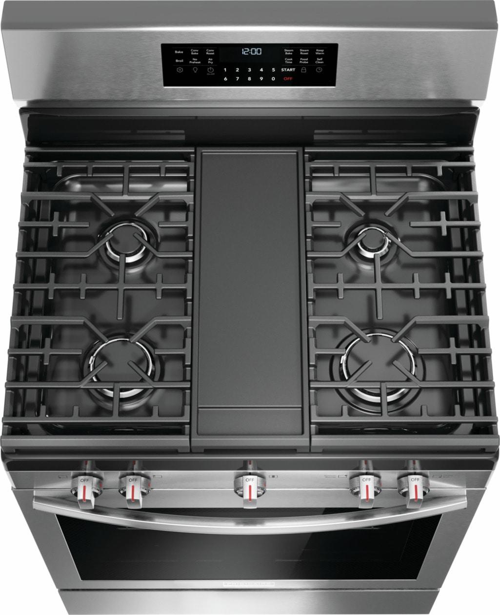 Frigidaire GCRG3060BF Frigidaire Gallery 30" Rear Control Gas Range With Total Convection