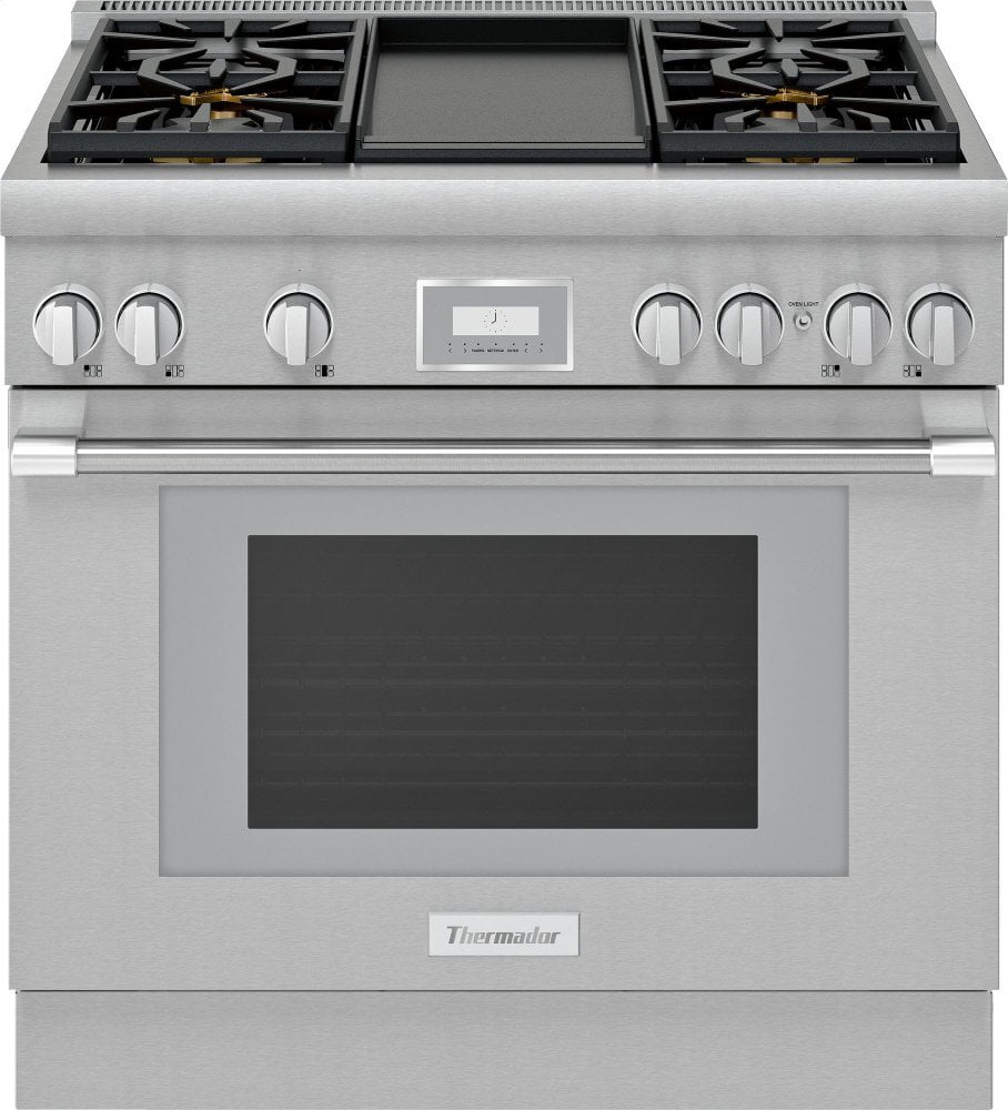 Thermador PRD364WDHU 36-Inch Pro Harmony® Standard Depth Dual Fuel Range