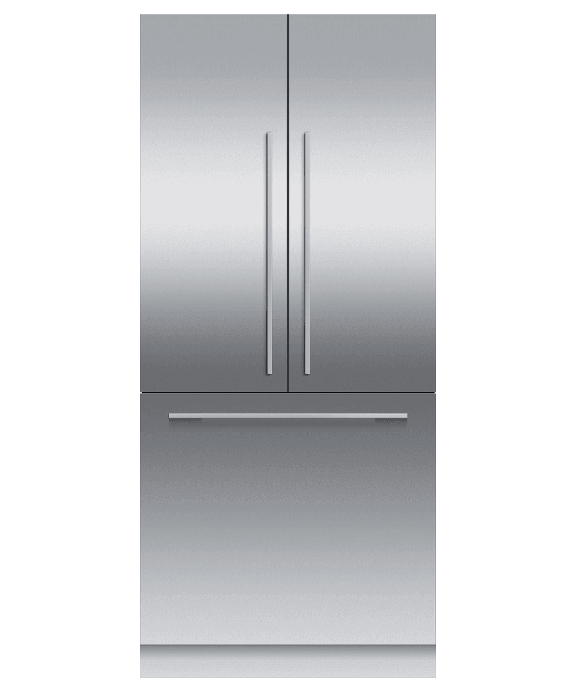 Fisher & Paykel RS36A80J1N Integrated French Door Refrigerator Freezer, 36", Ice