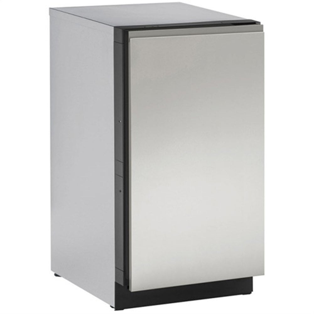 U-Line ULASHP18SOLID Stainless Handleless Panel 18" Solid - Stainless Steel