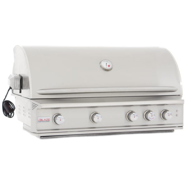 Blaze Grills BLZ4PROLP Blaze Professional 44-Inch 4 Burner Built-In Gas Grill With Rear Infrared Burner - Liquid Propane