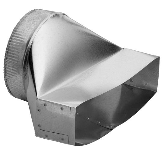 Best Range Hoods 459 3-1/4" X 14" To 8" Round Transition