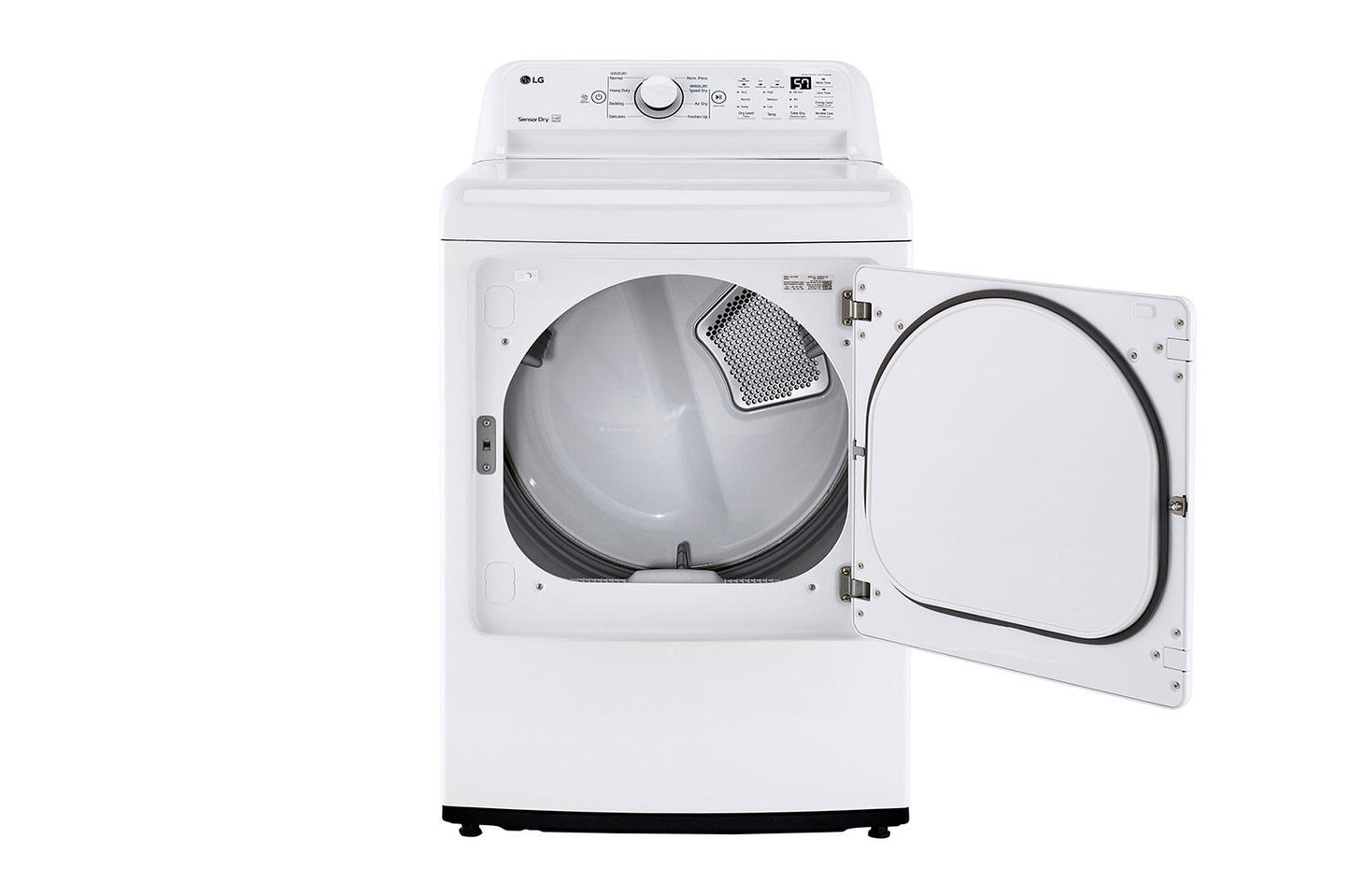 Lg DLE7000W 7.3 Cu. Ft. Ultra Large Capacity Top Load Electric Dryer With Sensor Dry Technology