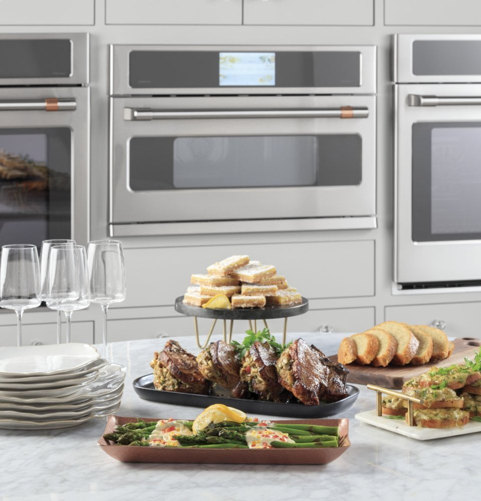 Cafe CSB923P2NS1 Café 30" Smart Five In One Wall Oven With 240V Advantium® Technology