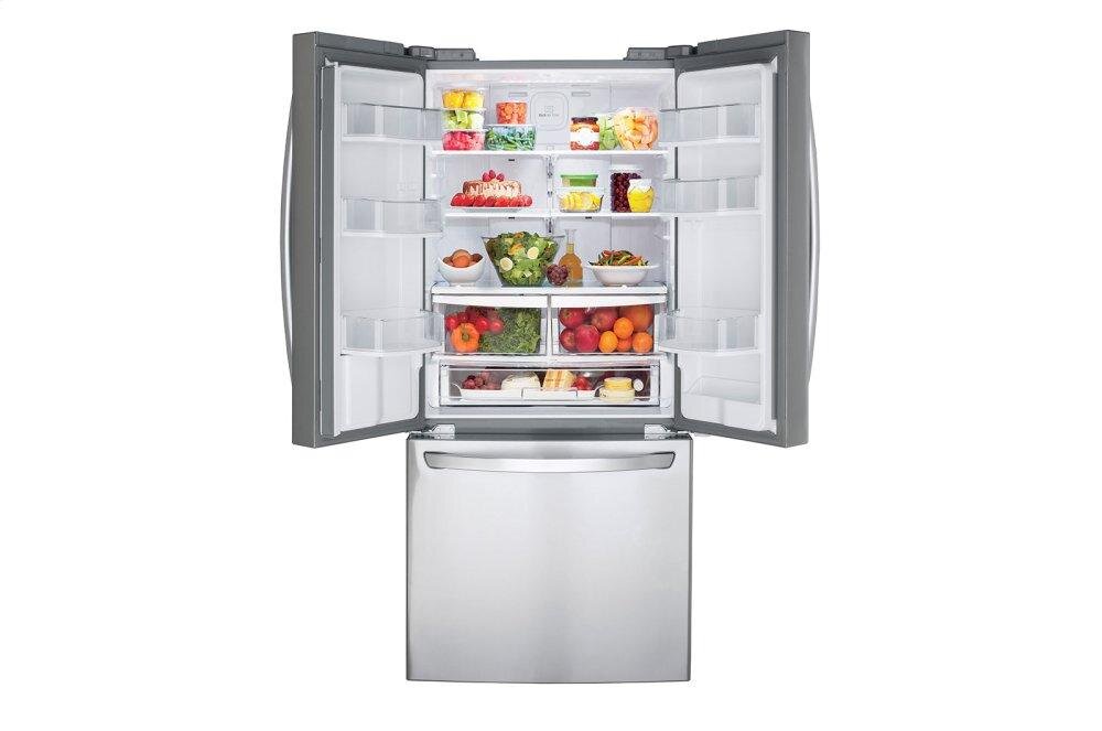 Lg LFDS22520S 22 Cu. Ft. French Door Refrigerator