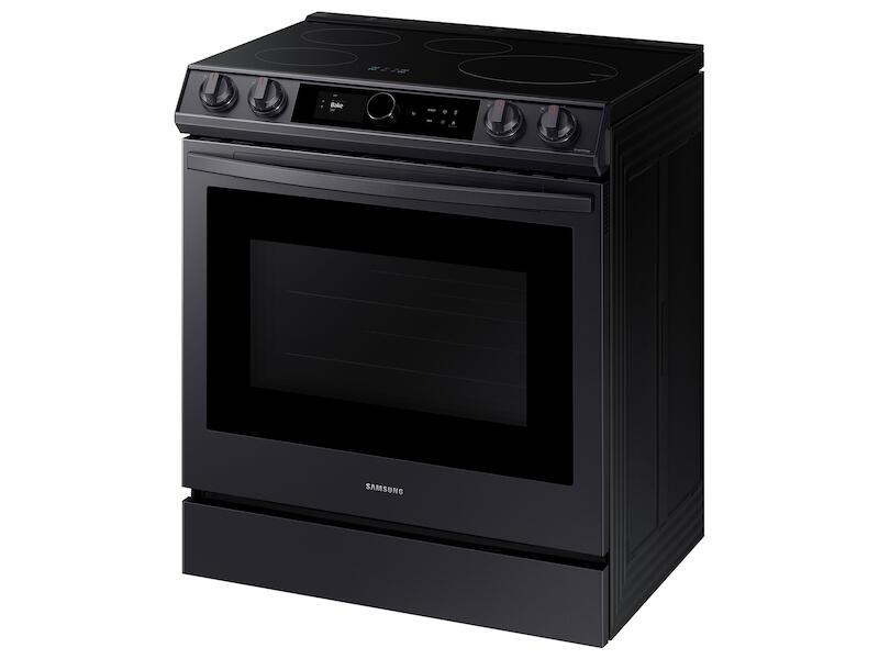 Samsung NE63T8911SG 6.3 Cu. Ft. Smart Slide-In Induction Range With Smart Dial & Air Fry In Black Stainless Steel