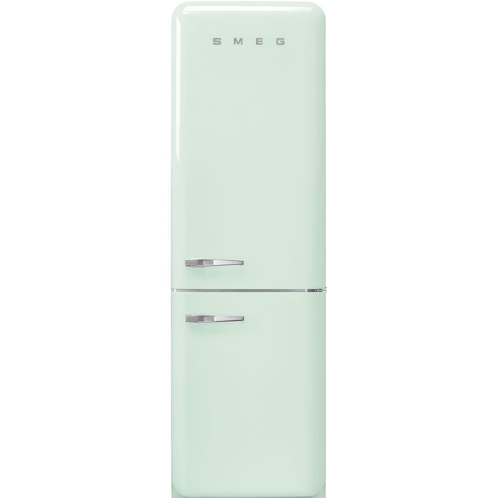 Smeg FAB32URPG3 '50S Style No Frost' Fridge-Freezer, Pastel Green, Right Hand Hinge, 60 Cm (Approx 24