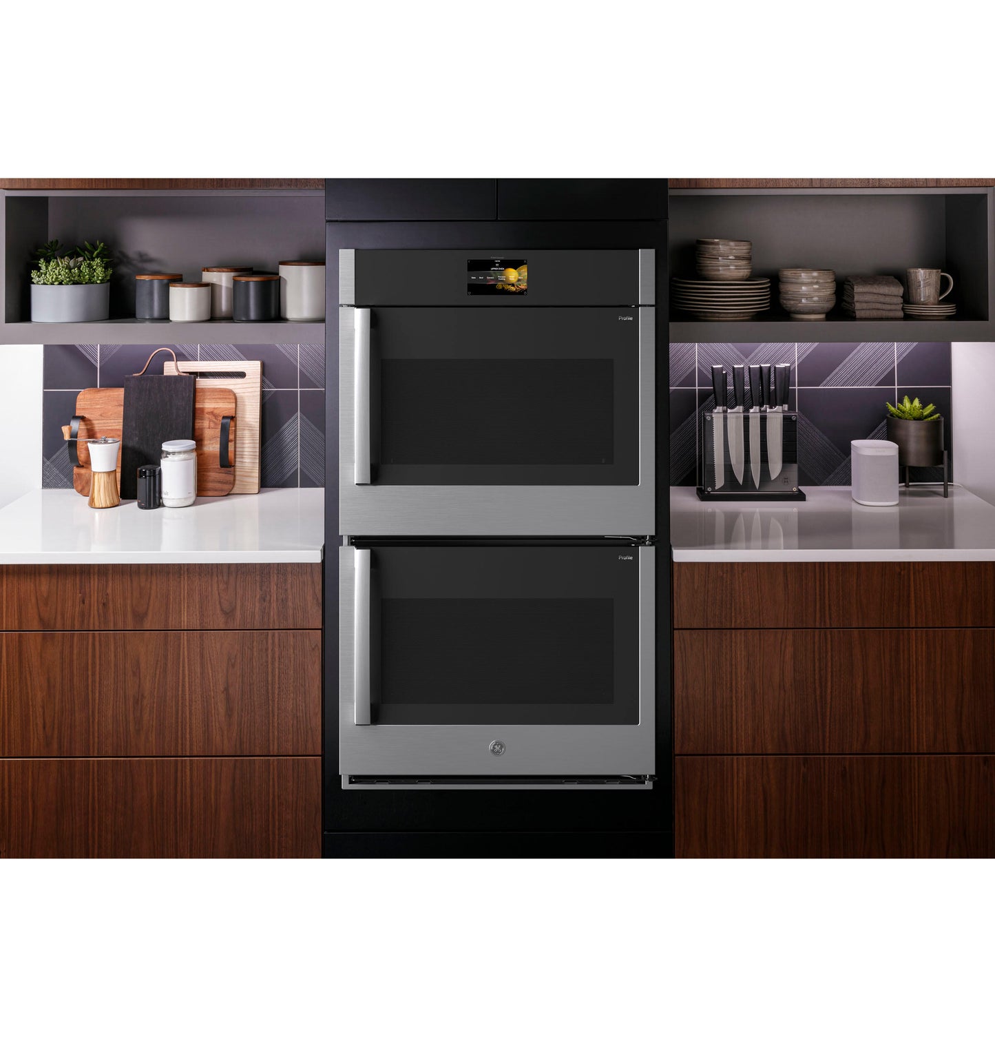 Ge Appliances PTD700RSNSS Ge Profile&#8482; 30" Smart Built-In Convection Double Wall Oven With Right-Hand Side-Swing Doors