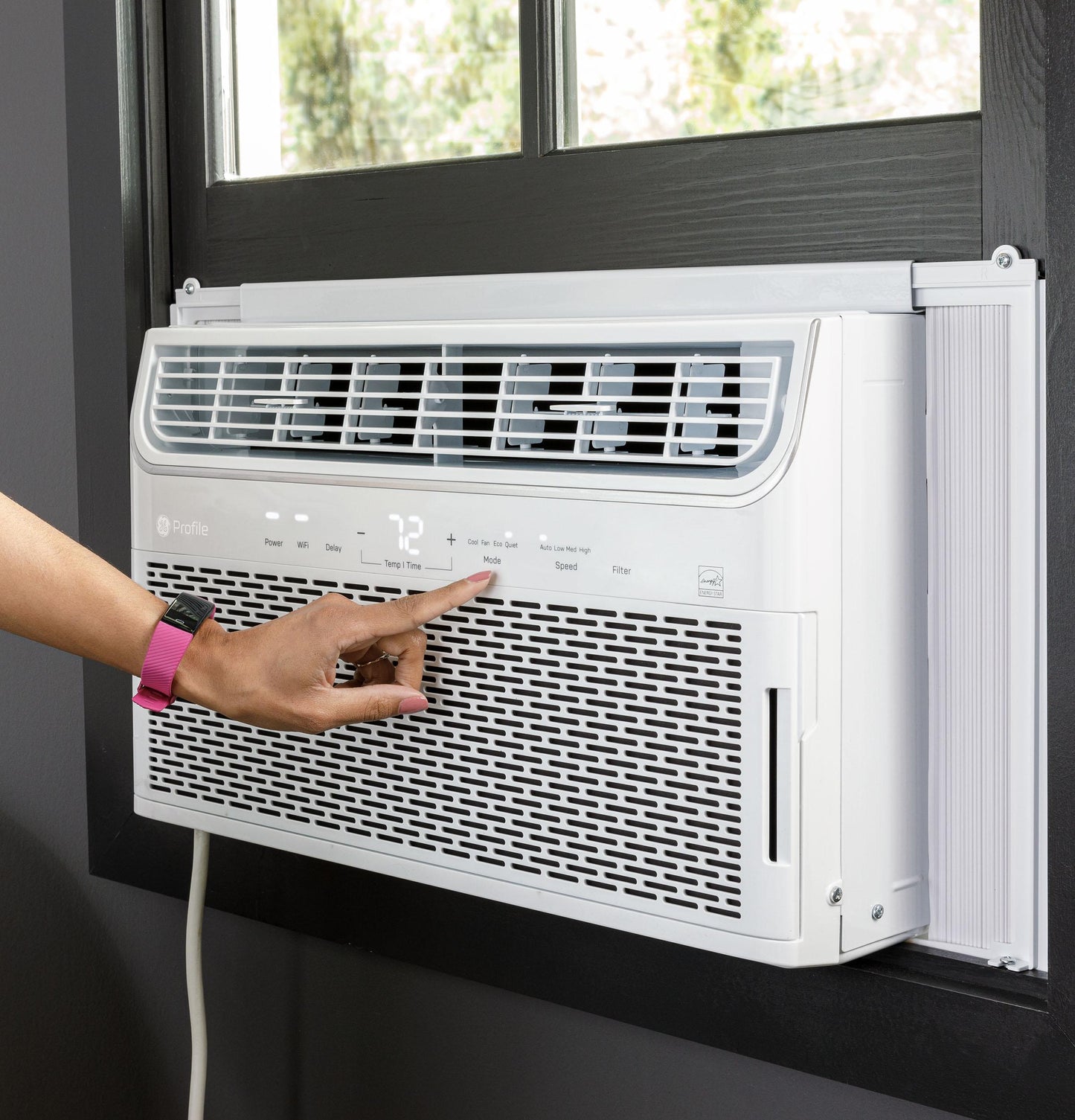 Ge Appliances AHTR10AC Ge Profile&#8482; Energy Star® 10,000 Btu Inverter Smart Ultra Quiet Window Air Conditioner For Medium Rooms Up To 450 Sq. Ft.