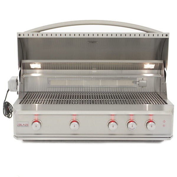 Blaze Grills BLZ4PROLP Blaze Professional 44-Inch 4 Burner Built-In Gas Grill With Rear Infrared Burner - Liquid Propane