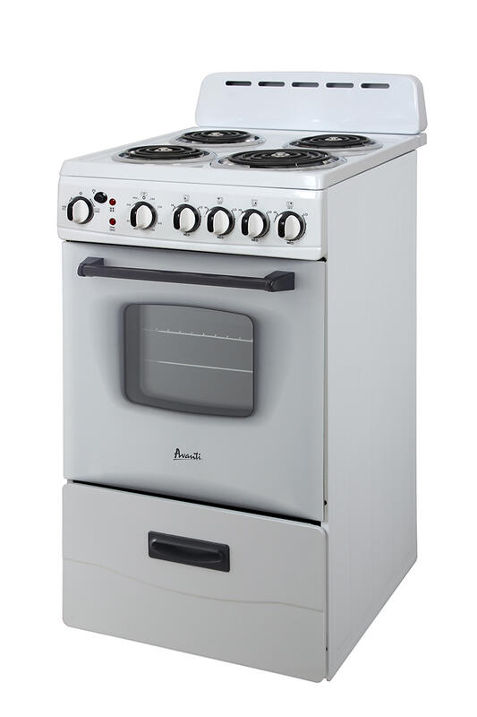 Avanti ERU200P0W 20" Electric Range