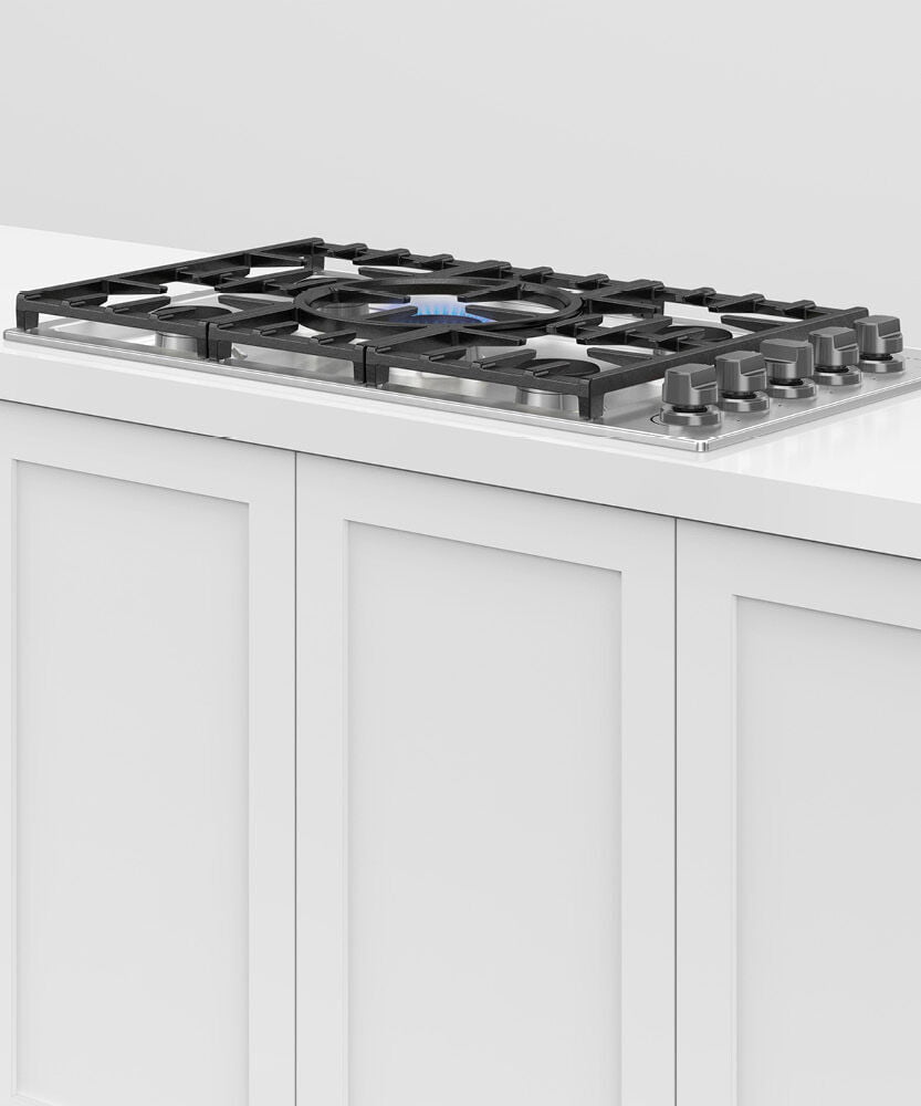 Fisher & Paykel CDV3365N Gas Cooktop, 36"