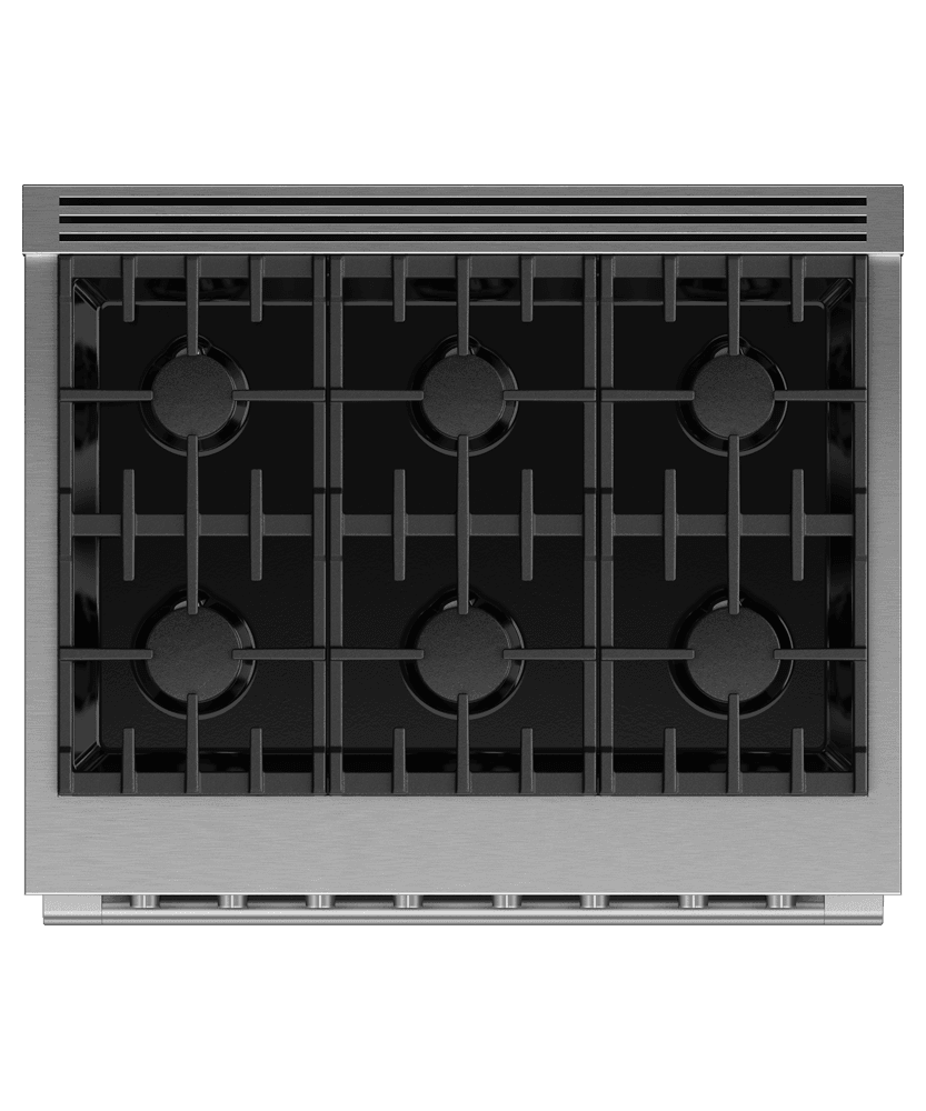 Fisher & Paykel RGV3366L Gas Range, 36", 6 Burners, Lpg