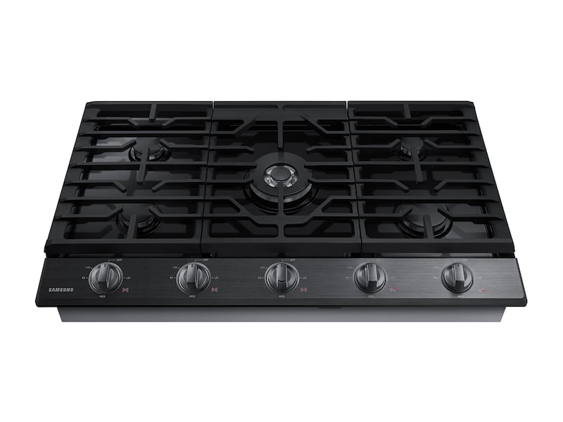 Samsung NA36N6555TG 36" Gas Cooktop In Black Stainless Steel